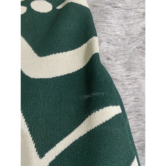 Cider Womens Knit U Line Boho Midi Dress Green Lagenlook Beachy 2XL - Picture 6 of 12